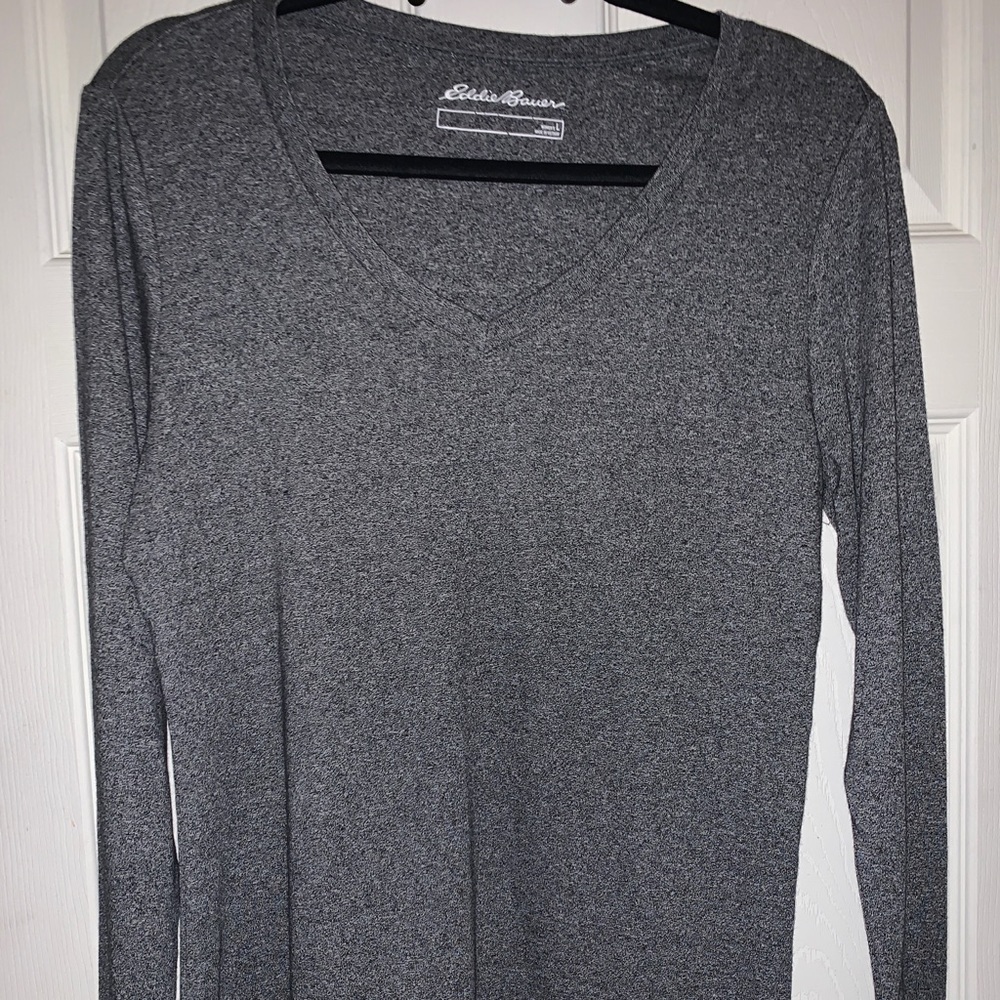 eddie bauer long sleeve shirt size large.